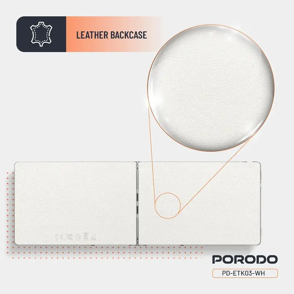 Thumbnail: Porodo Crystal Shell Wireless Keyboard