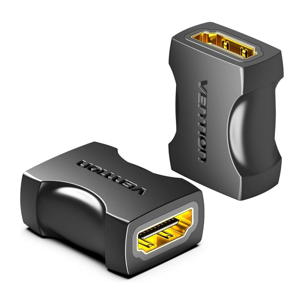 VENTION HDMI Female to Female Coupler Adapter – 4K | Pack of 2