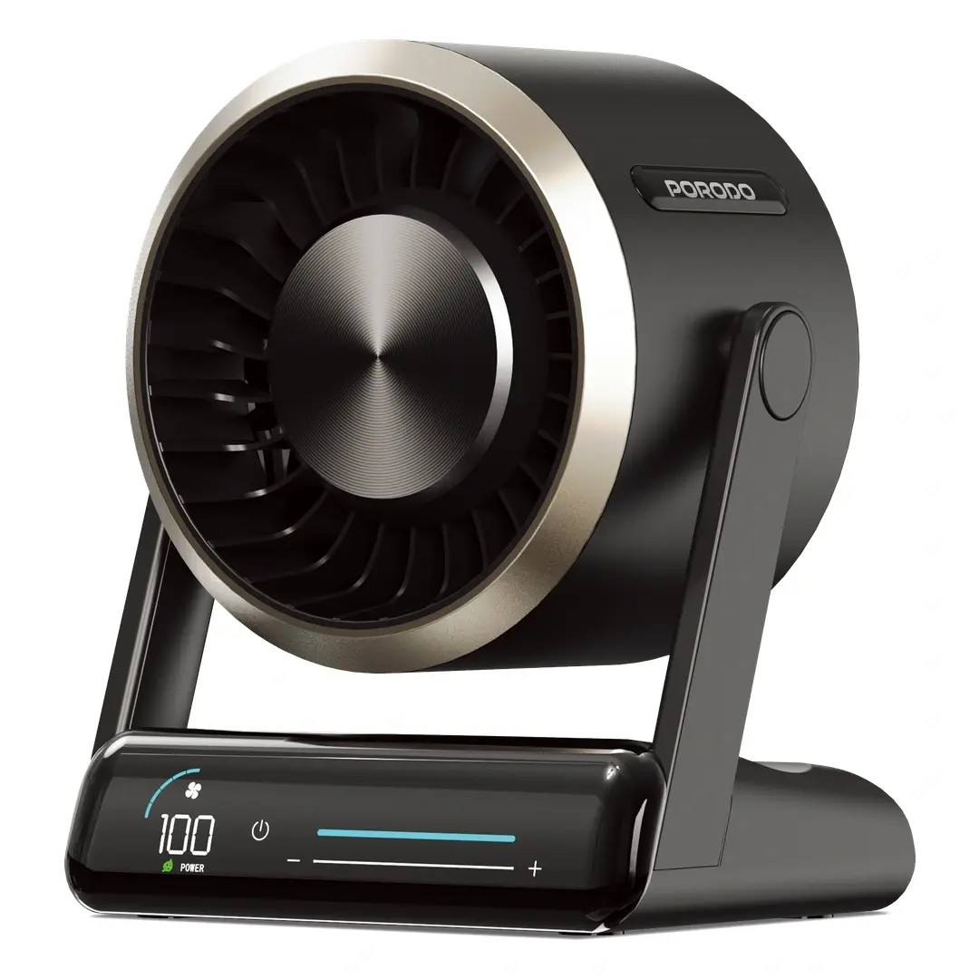 Porodo Lifestyle Chillo Core Desktop Fan with LED Display