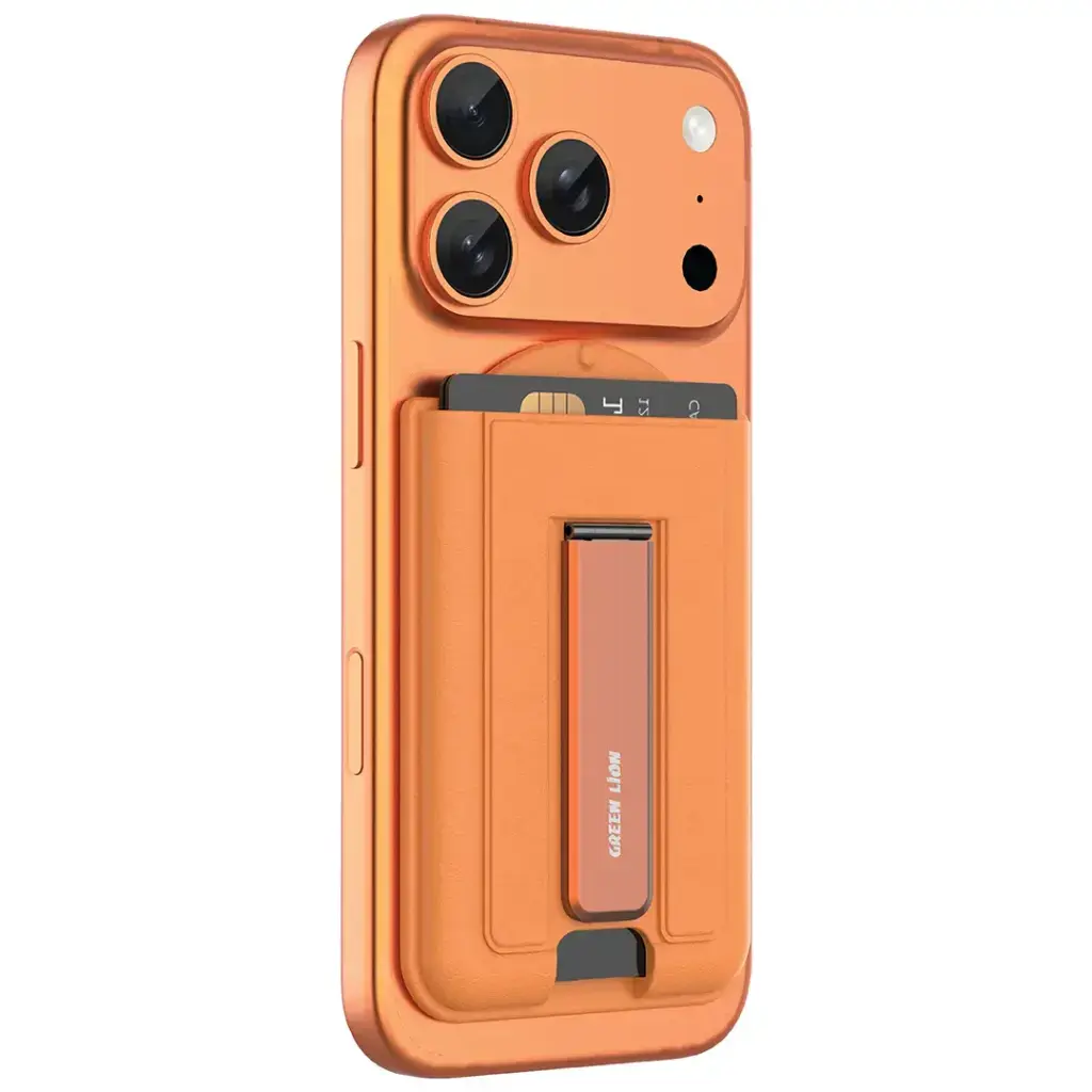 Green Lion Mag Wallet Kickstand Card Holder