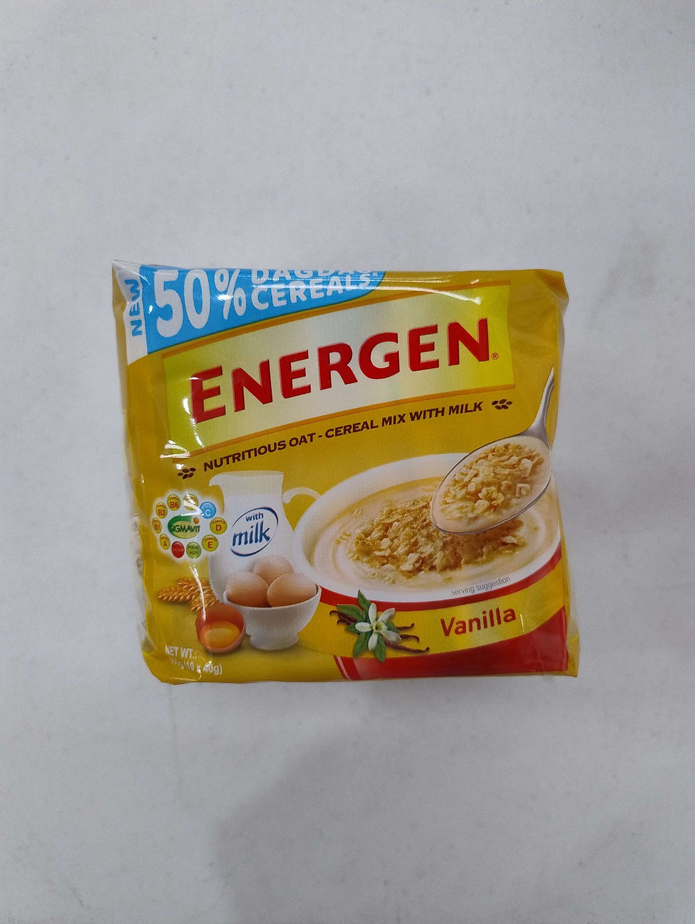 Thumbnail: Energen Creal Drink Mix Vanilla Mini Bag 40g