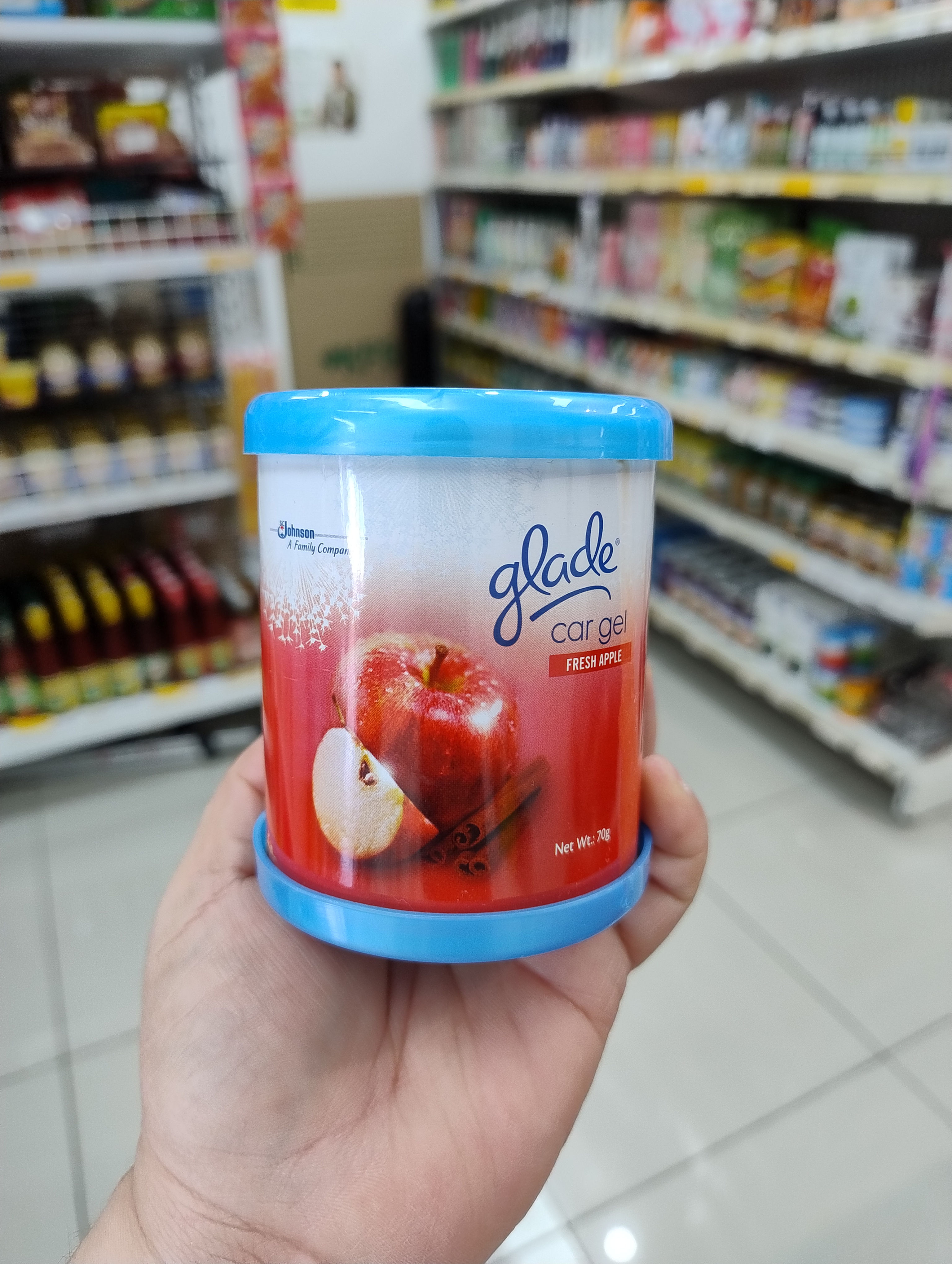 Glade Car Gel Fresh Apple 70g