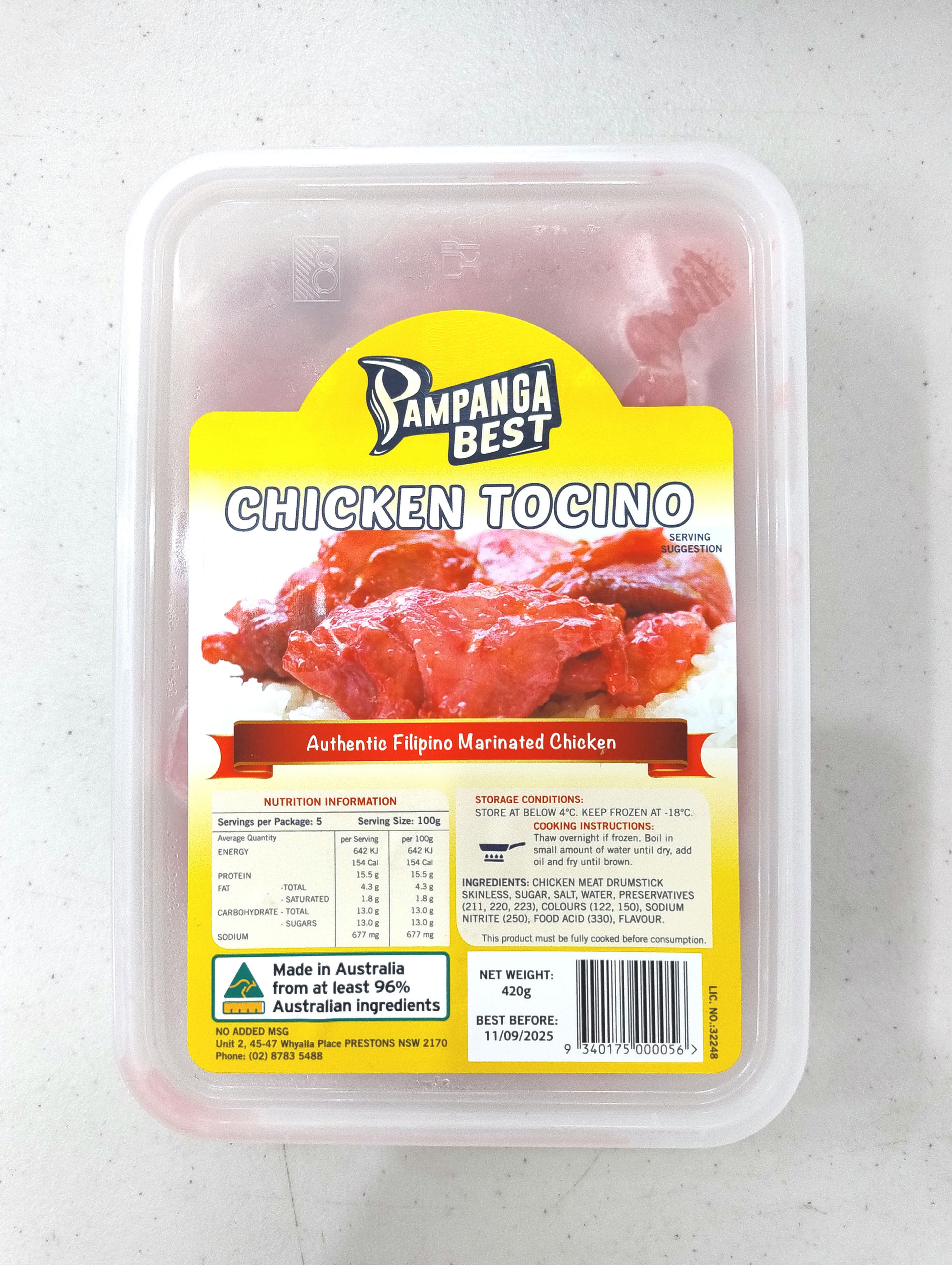 Pampanga Best Chicken Tocino