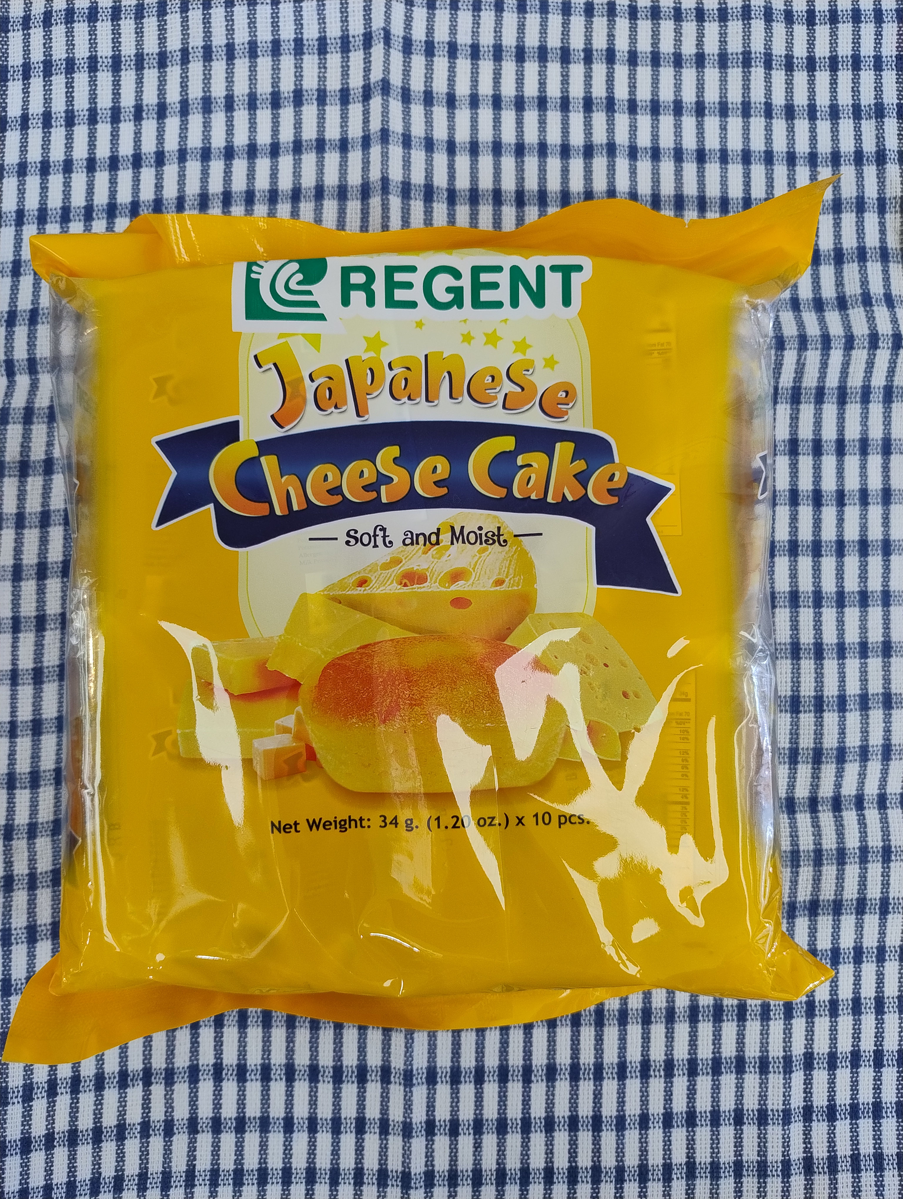 Regent Japanese Cheese Cake 34g x 10pcs