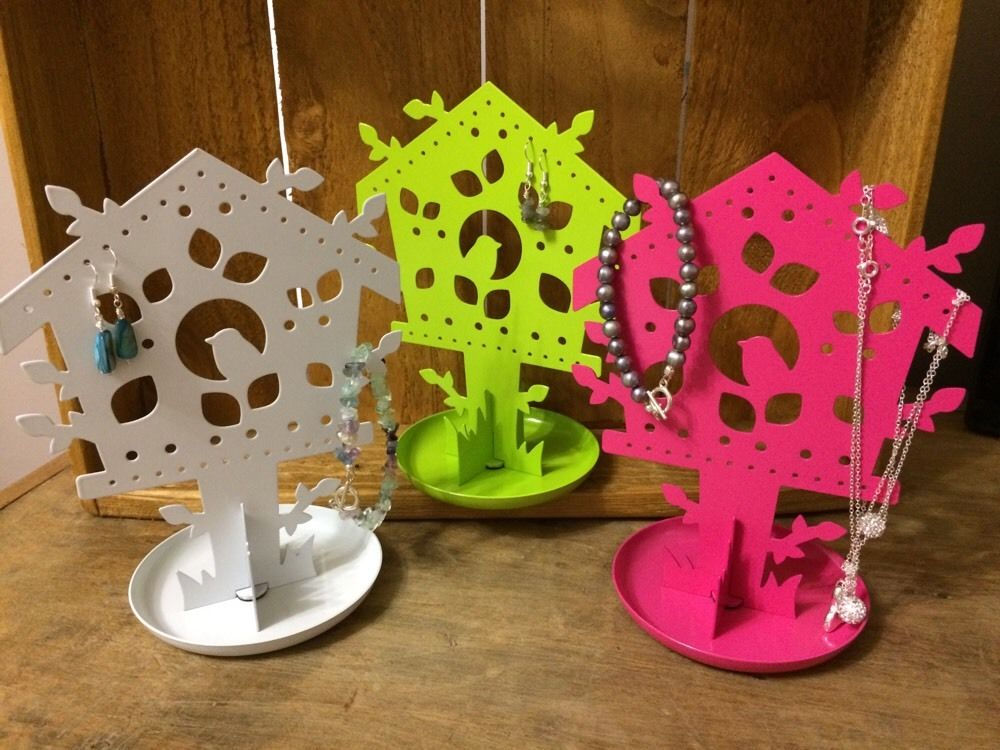 Jewellery hanger bird house.