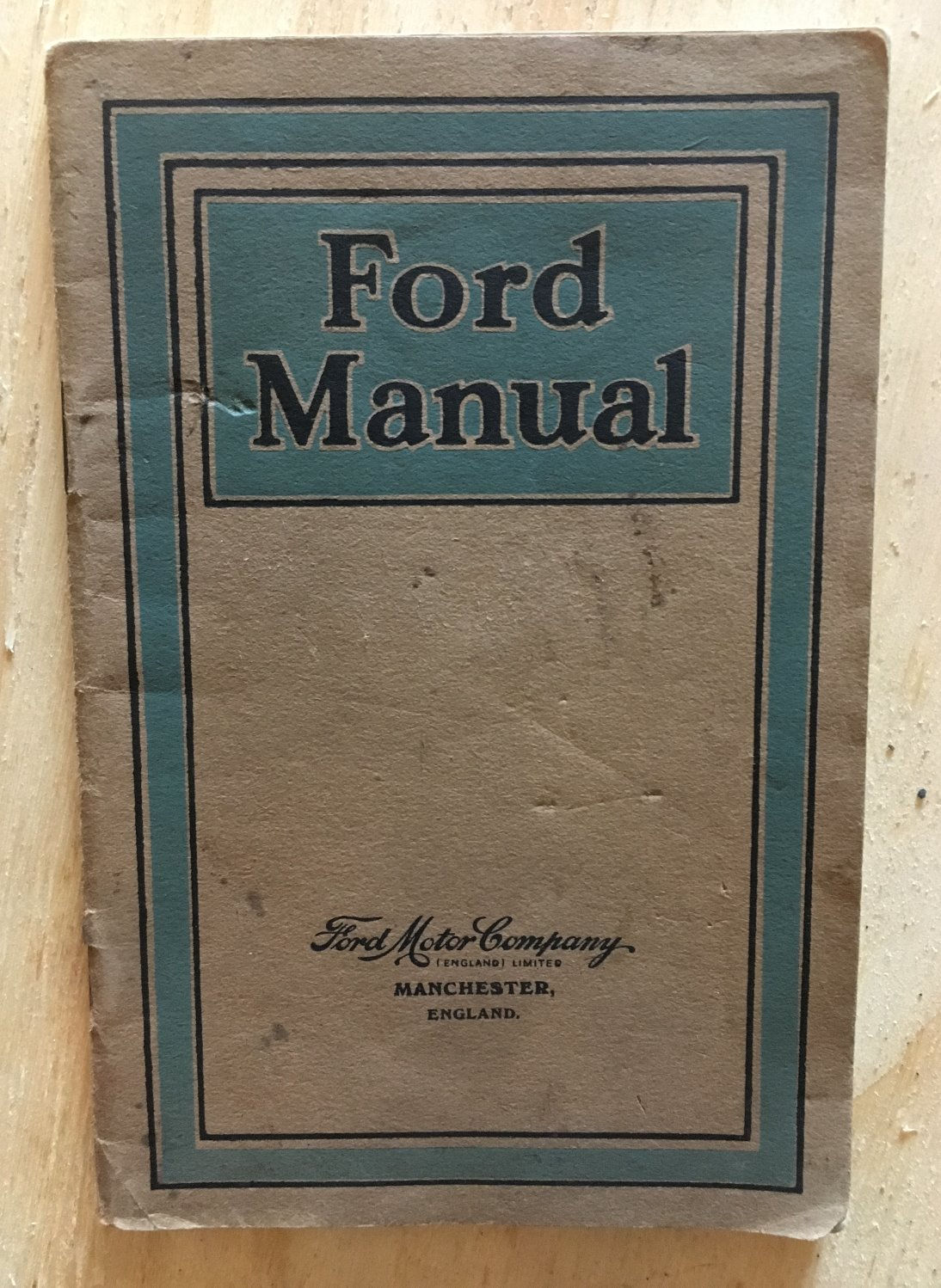 Rare Original Model T Ford Manual 1926