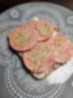 Schwarzbrot with Summer Sausage and Lacto-fermented Stoneground Mustard