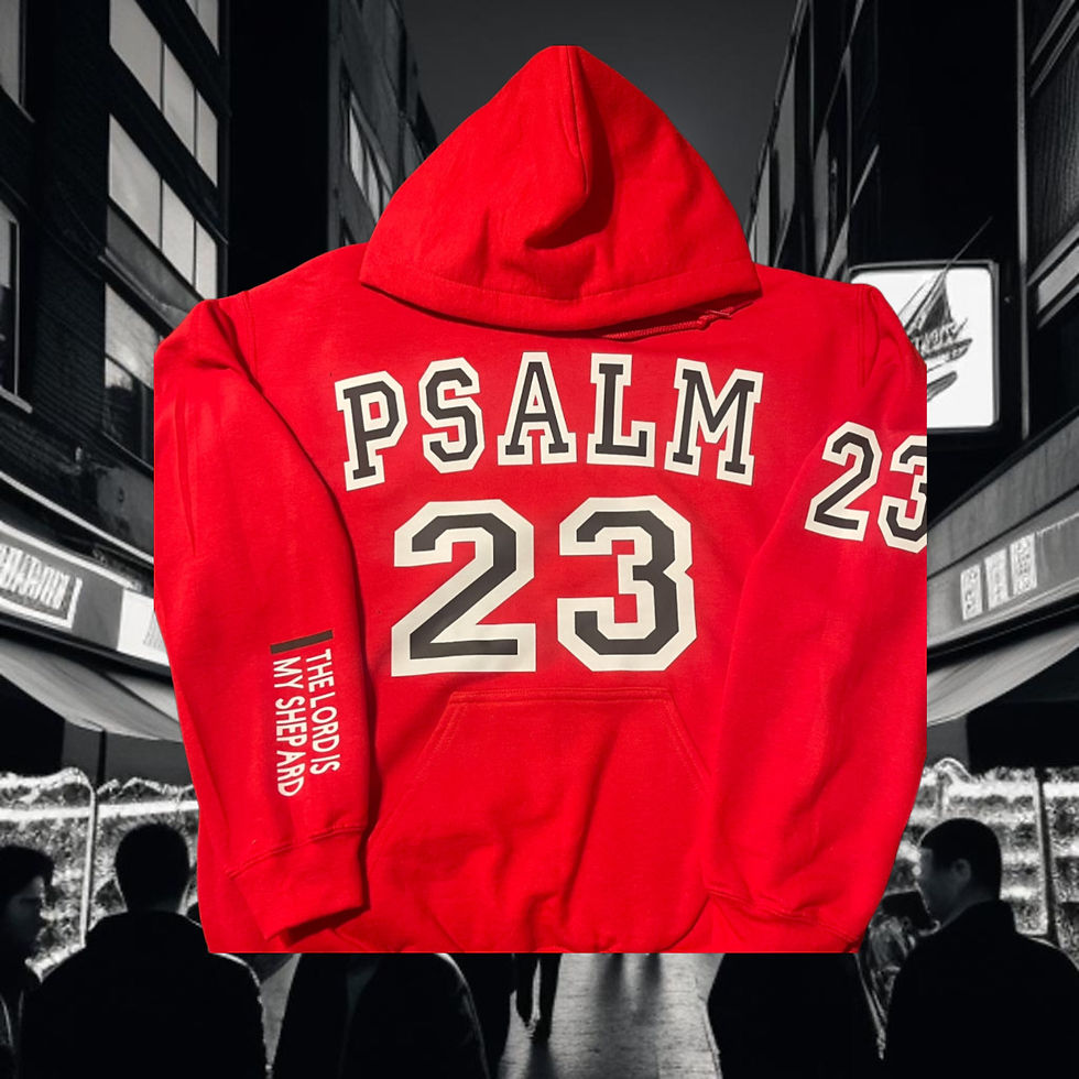 Psalms 23 Custom Scripture Hoodie 