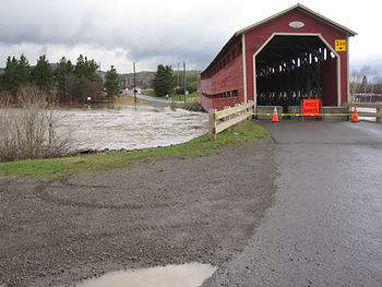 Crue 2017 pont Heppel - crédit photo Marie-Camille St-Amour
