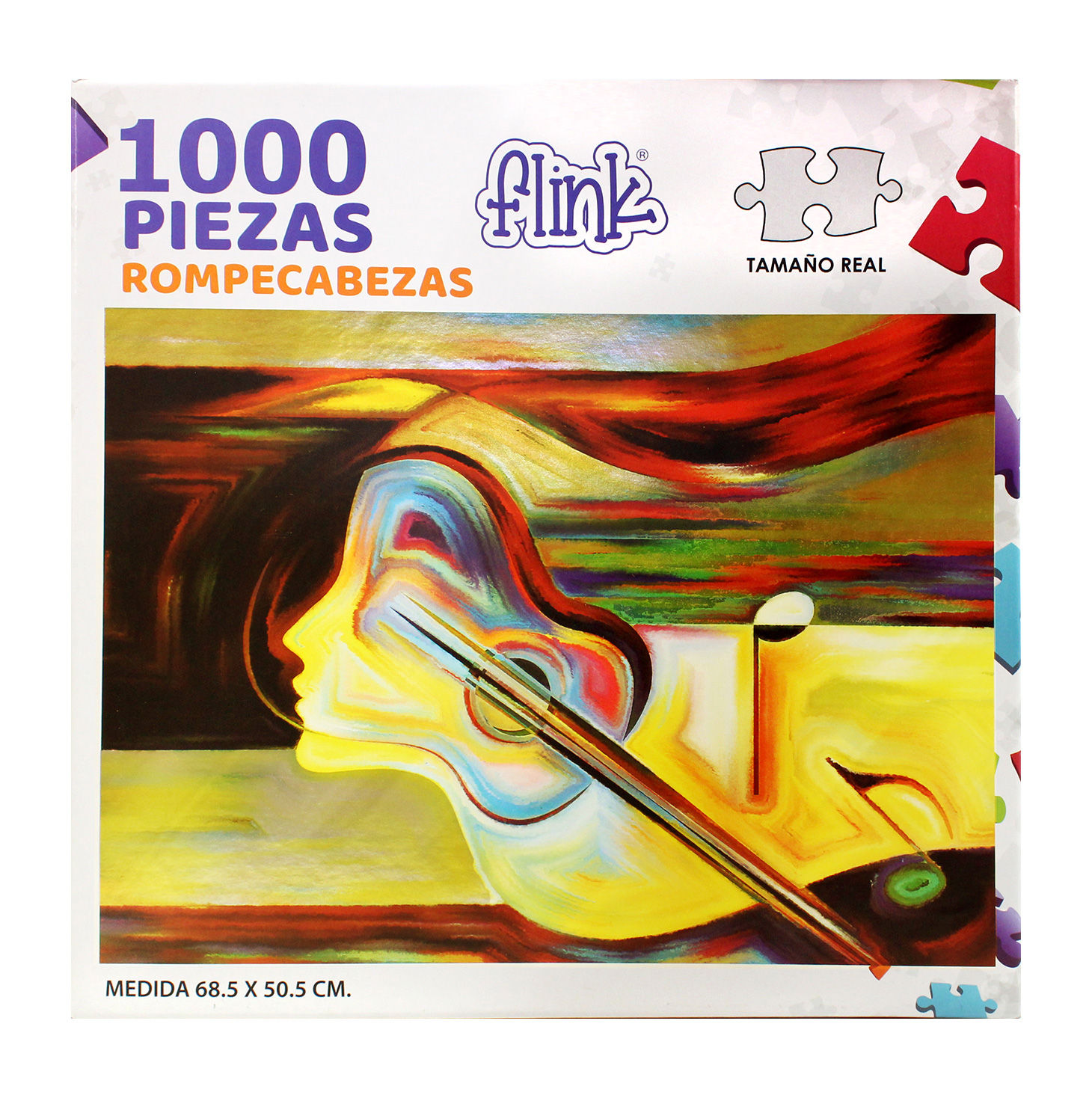 Rompecabezas Guitarra, (Metalizado)