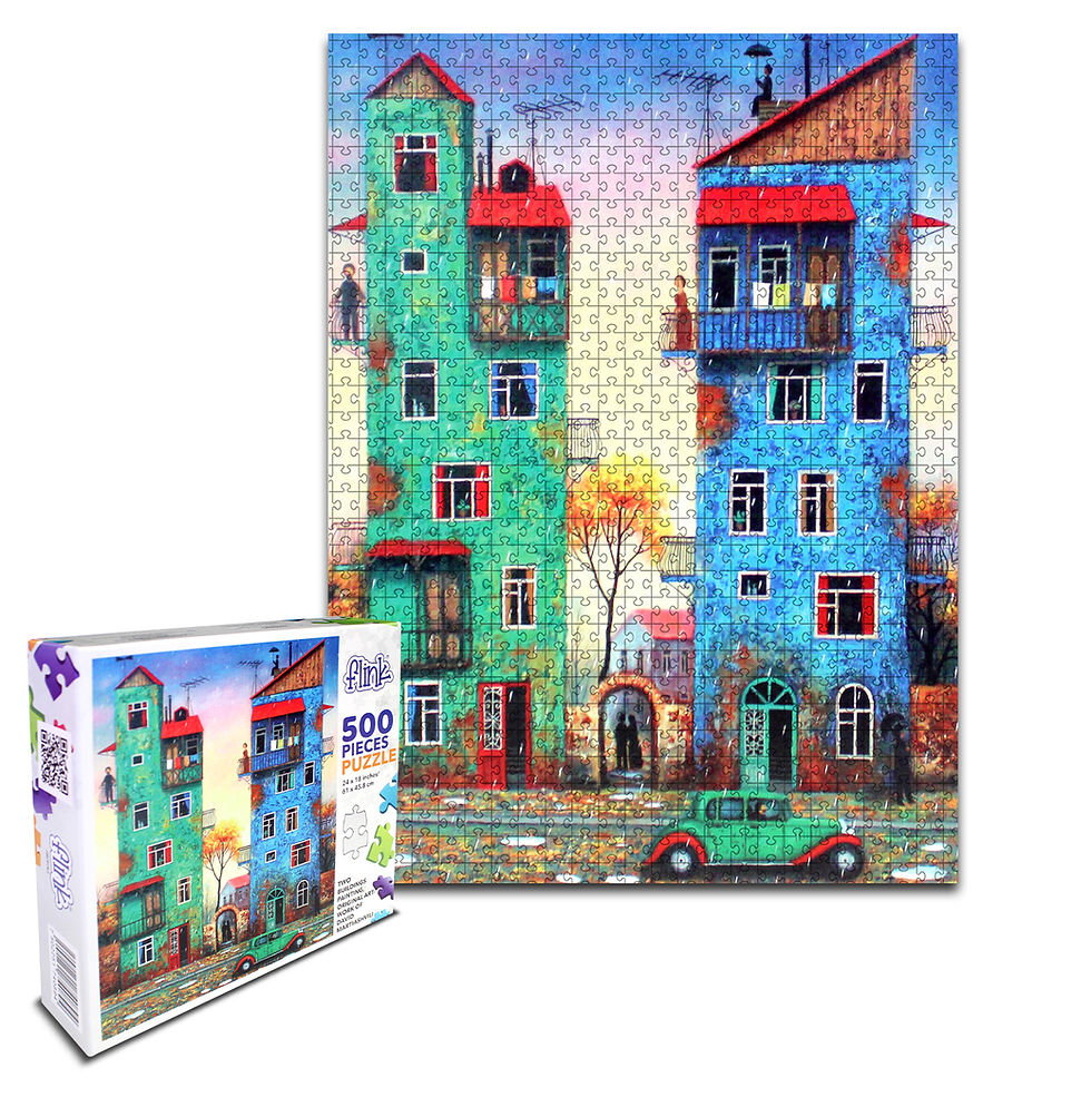 Miniatura: Edificios Verde y Azul