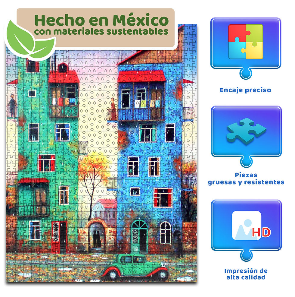 Miniatura: Edificios Verde y Azul