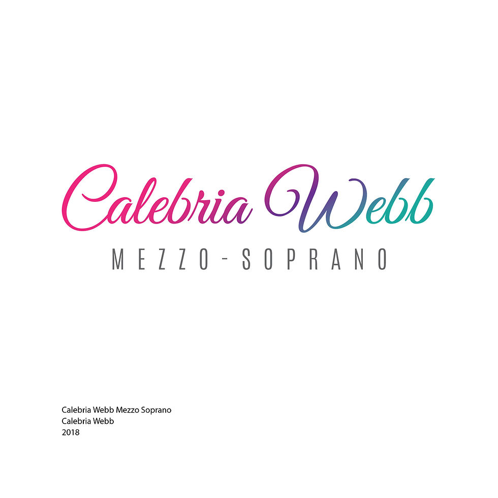 Calebria Webb Personal Brand Logo