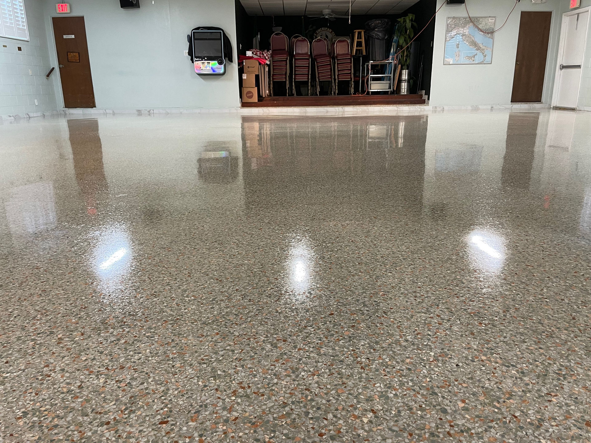 terrazzo restoration in brevard county, florida.