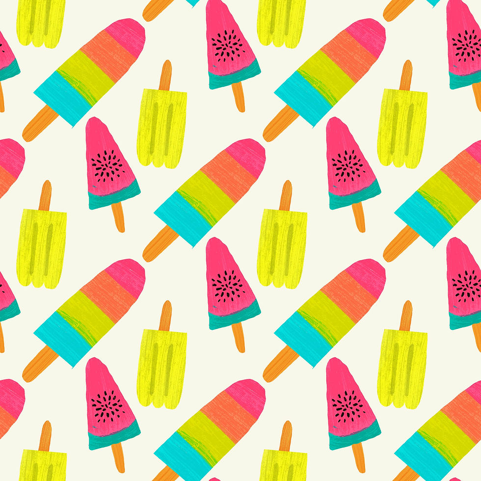 Popsicles pattern by Gabba Delgado
