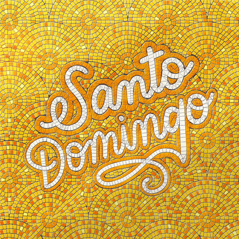 Santo Domingo Fauxaic illustration by Gabba Delgado