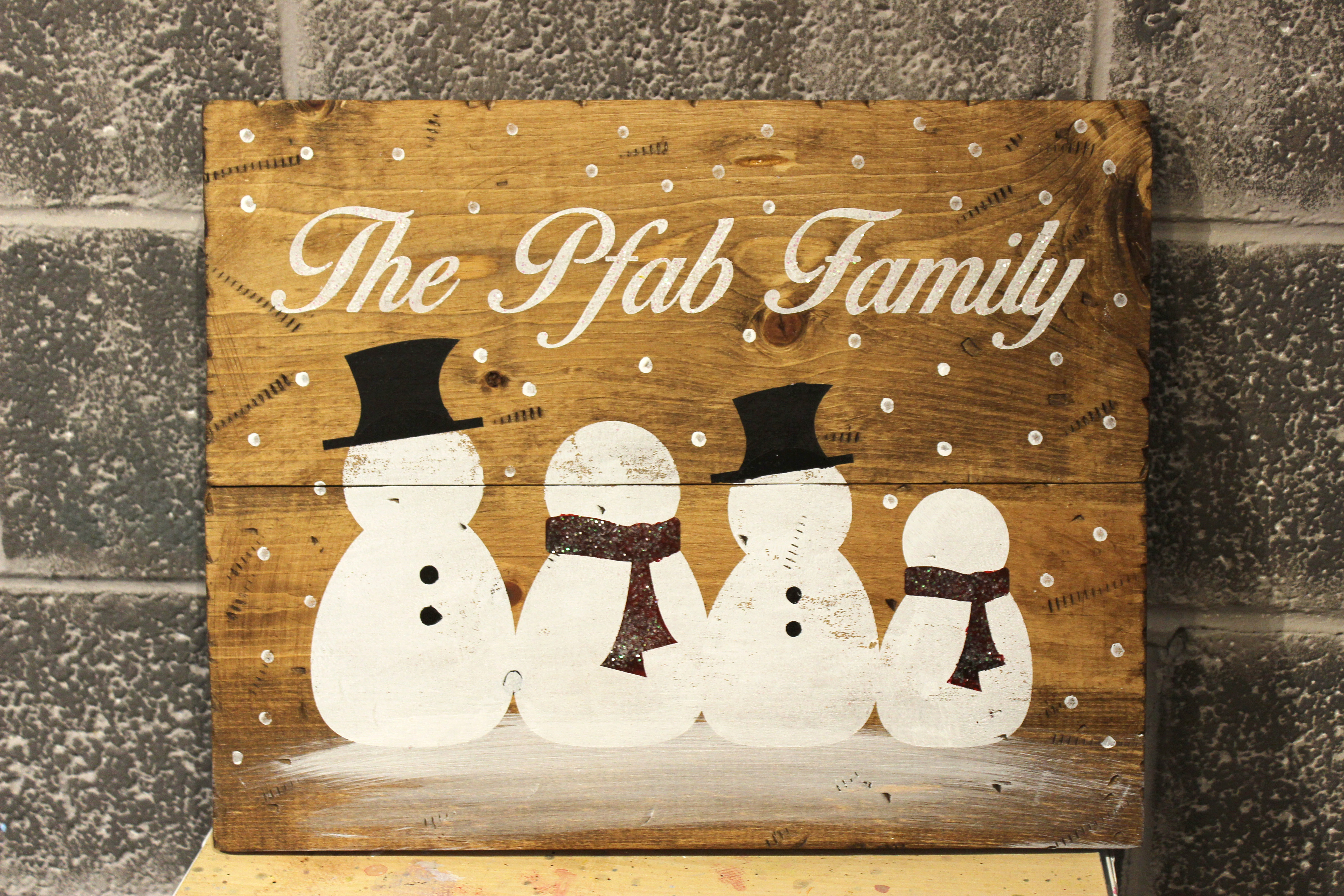 Snowman Family
