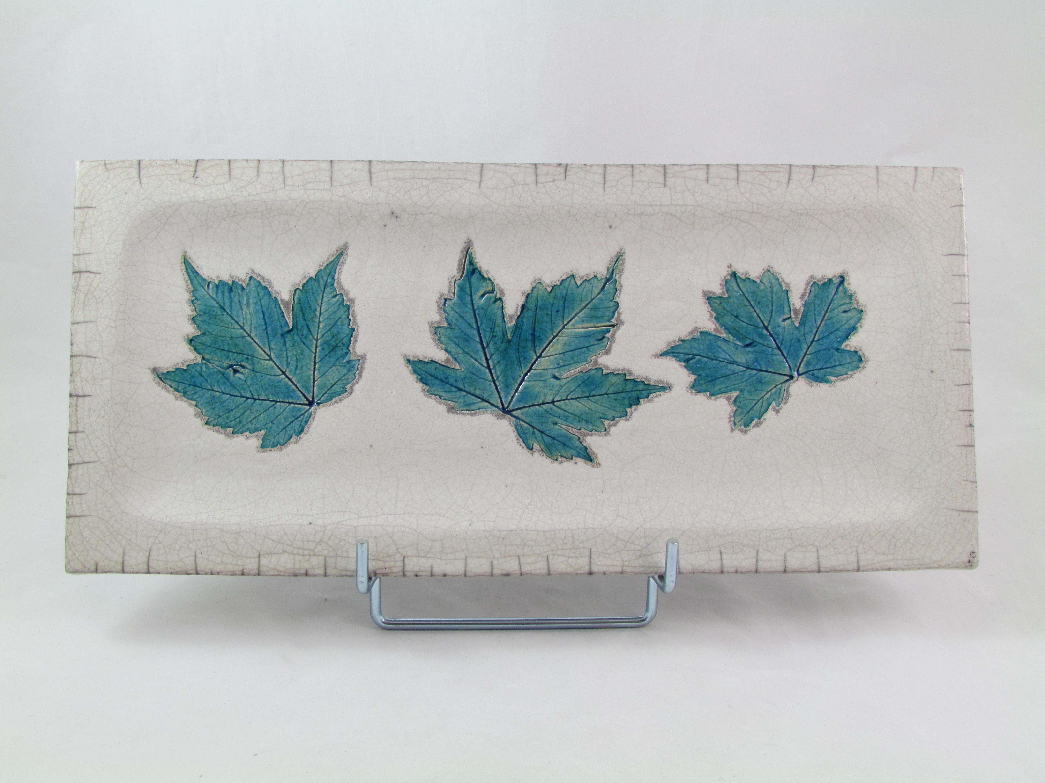 Plat Rectangulaire Feuilles Erable