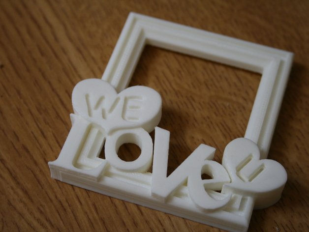 WE LOVE YOU Photo frame