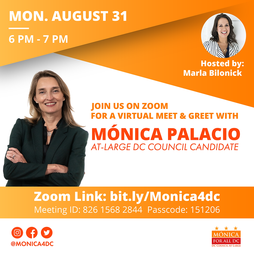 Meet and Greet with Mónica Hosted by Marla Bilonick