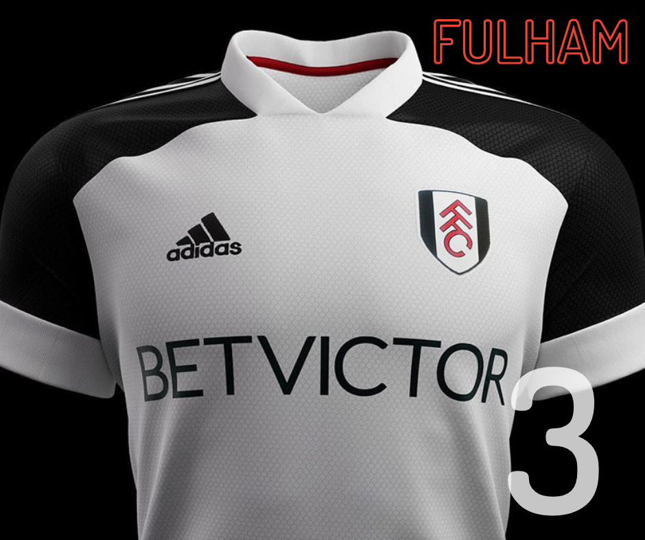 Fulham home kit 2020/21