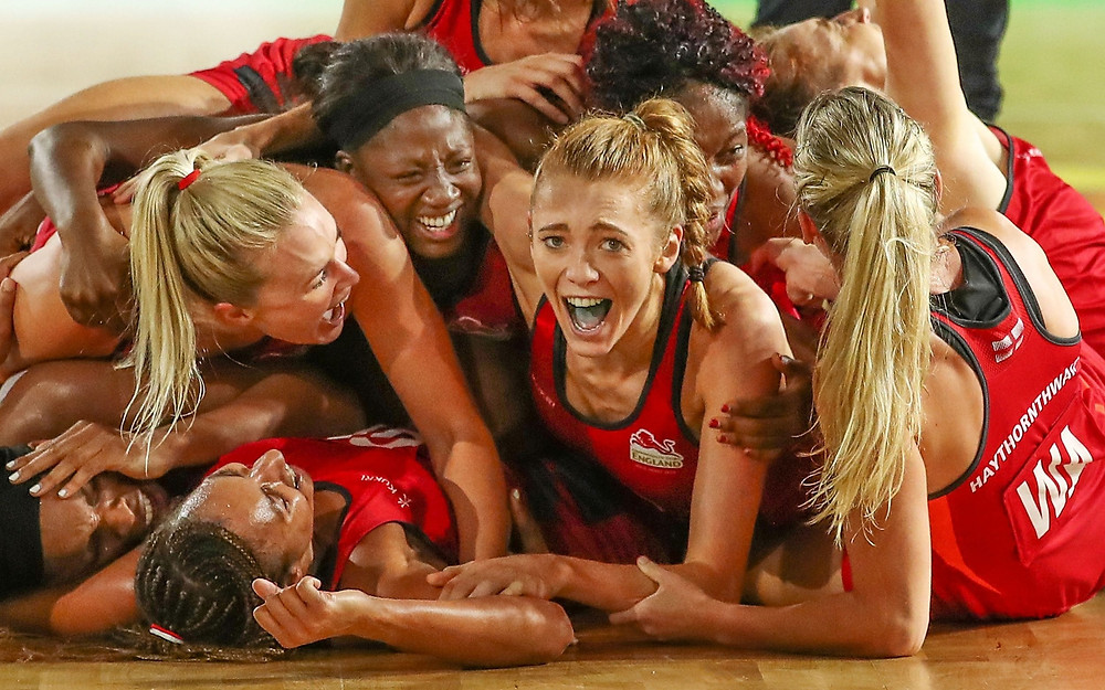 England Netball beat Australia to win Commonwealth Gold in 2018.