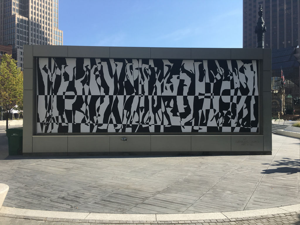 Intersection Art Wall Installation In Public Square