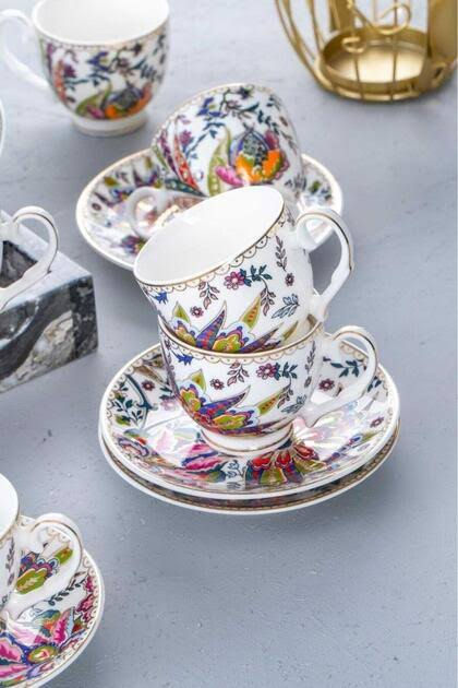 Küçük resim: Acar Kaira 2 Parça Kahve Fincan Takımı - 1 Kişilik 90 ml