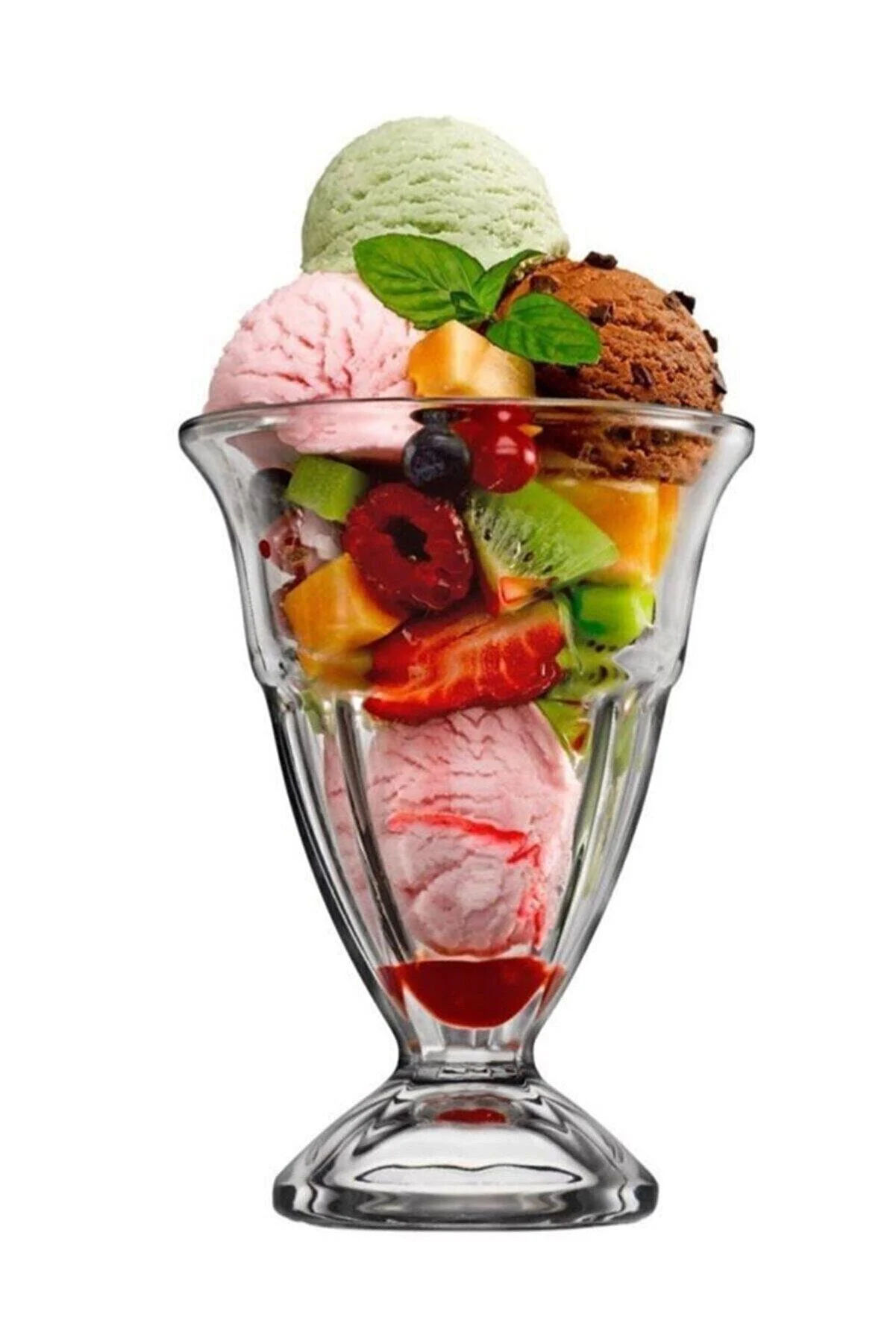 Paşabahçe Arctic Ayaklı Dondurmalık - 6’lı 275 cc (51118)