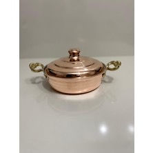Bakır kapaklı tencere 4 no