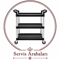 Servis arabaları – yemek servisi, tabak taşıma ve mutfak taşıma işlemleri için dayanıklı servis arabaları