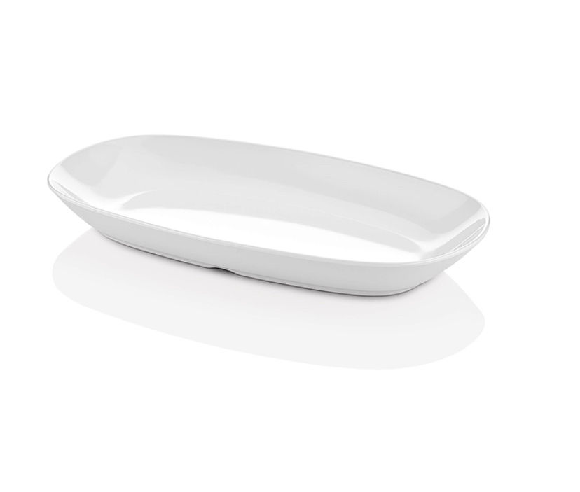 Atlas Melamin Termogold Oval Kayık Tabak 15 x 9 cm (Kod: 335)