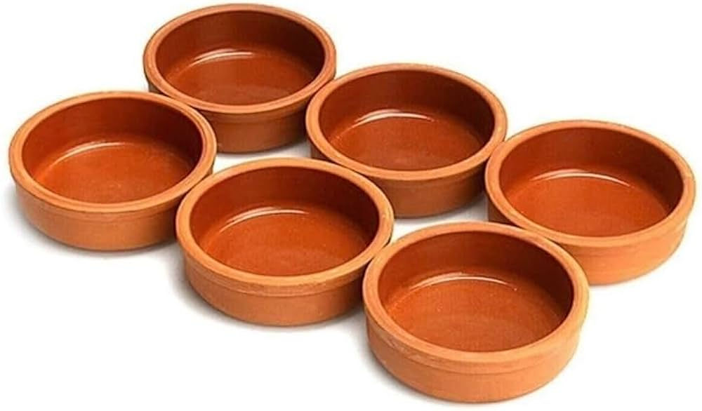 6 lı toprak sırlı sütlaç güveci 