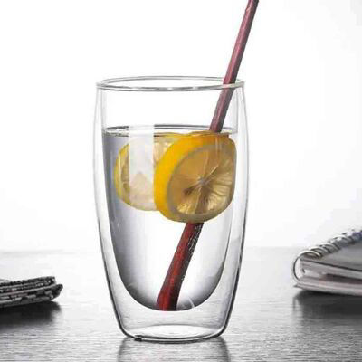 Küçük resim: Epinox Çift Katmanlı Bardak 250 ml Borosilikat Cam Kahve ve Çay Bardağı (ÇKB250)