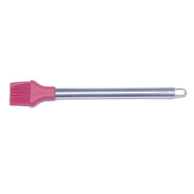 Epinox silikon fırça çelik saplı kırmızı 31,5 cm