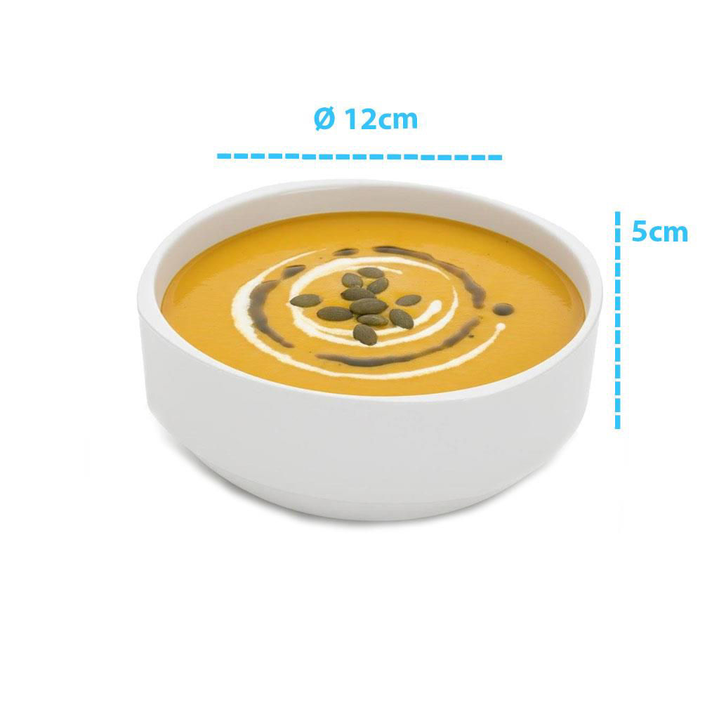 Atlas Melamin Termogold Kare Çorba Kasesi 12 cm (Kod: 412)