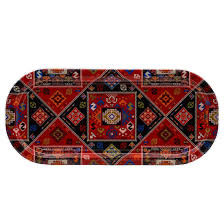 Küçük resim: Asorti Mandala Çini Desenli Hediyelik Metal Uzun Tepsi - 1 Adet (15 cm x 35 cm)