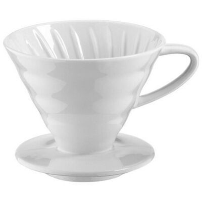 Epinox Seramik Kahve Demleme Aparatı Beyaz No:2 Dripper (FSB-2)