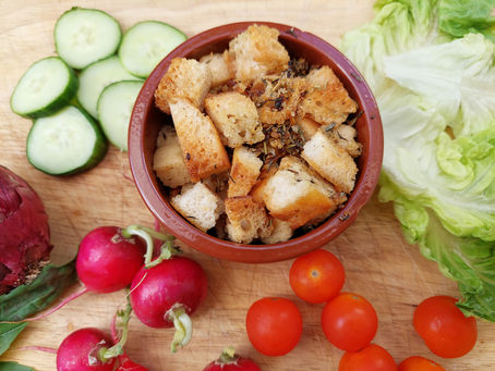 Homemade Herby Croutons