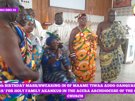 "I am ready to serve Holy Family Akankuo in Archdiocese of the Catholic Church" -Tiwaa Addo-Danquah