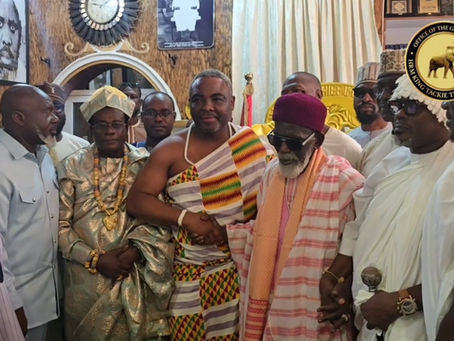 Ga Mantse donate food items to National Chief Imam ahead of Eid-Ul-Fitr