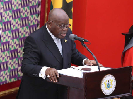 "The President takes responsibility for all occurrences under his gov’t" -Akufo-Addo