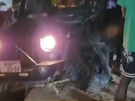 BREAKING NEWS: Wendy Shay involved in a car accident on Kwabenya highway