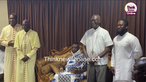 Archbishop Bonaventure Kwofie visits King Tackie Teiko Tsuru II