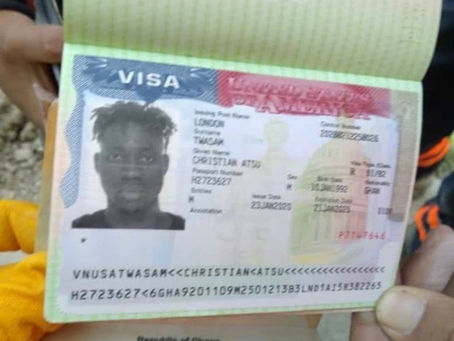 JUST IN: Christian Atsu's passport found under the rubbles