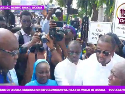 Catholic Archdiocese of Accra embarks on Environmental prayer walk against galamsey