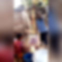 WATCH: Young Man Pounds 'Fufu' With 2 Pestles Simultaneously At Nkoranza (Video + Pictures)
