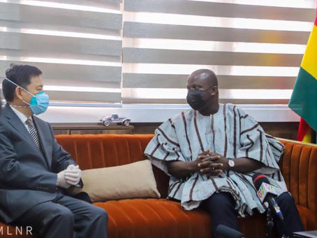 "Let’s Partner To Regulate Small Scale Mining Sector" – Lands Minister To Chinese Envoy