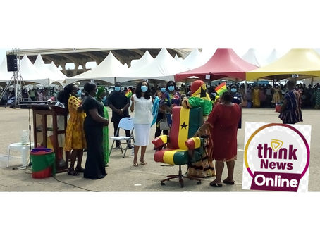 INDEPENDENCE SQUARE: Jean Mensa Prays With AGLOW Ghana For Peace In December Election (Videos/Pics)