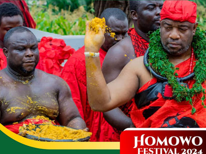 Ga Mashie turns red in colourful Homowo 2024 celebrations